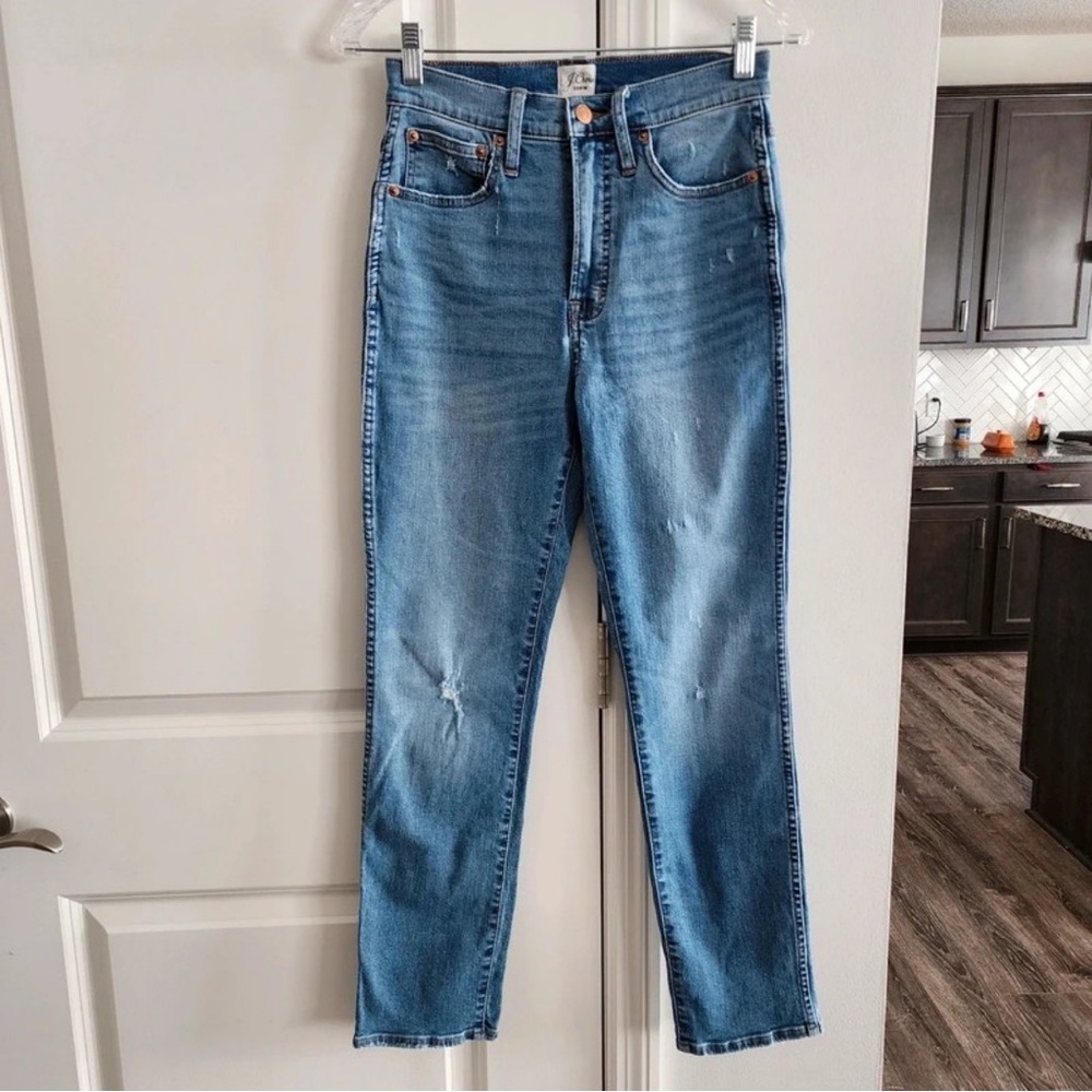J. Crew Classic Straight Leg Blue Jeans